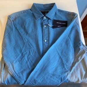 🆕S Micheal Kors denim button down